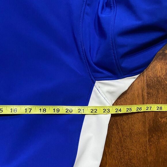 Neff Athletic Royal Blue White Baseball Full Zip HOOCH Embroidered Jacket Mens L - Picture 8 of 9